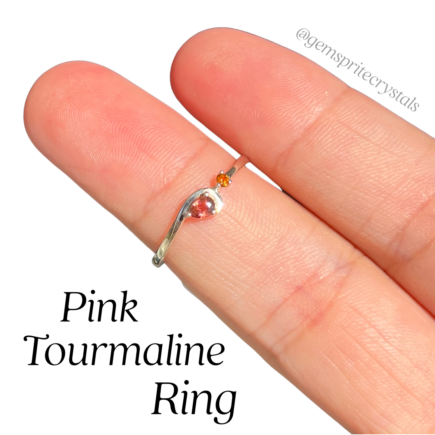 Pink Tourmaline Ring