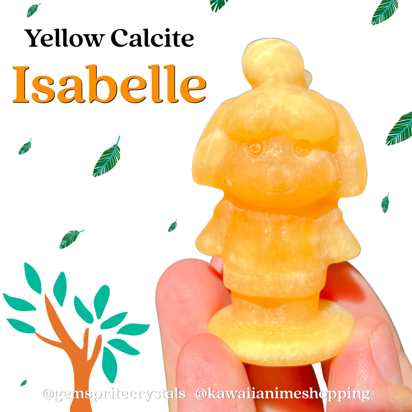 Yellow Calcite Isabelle