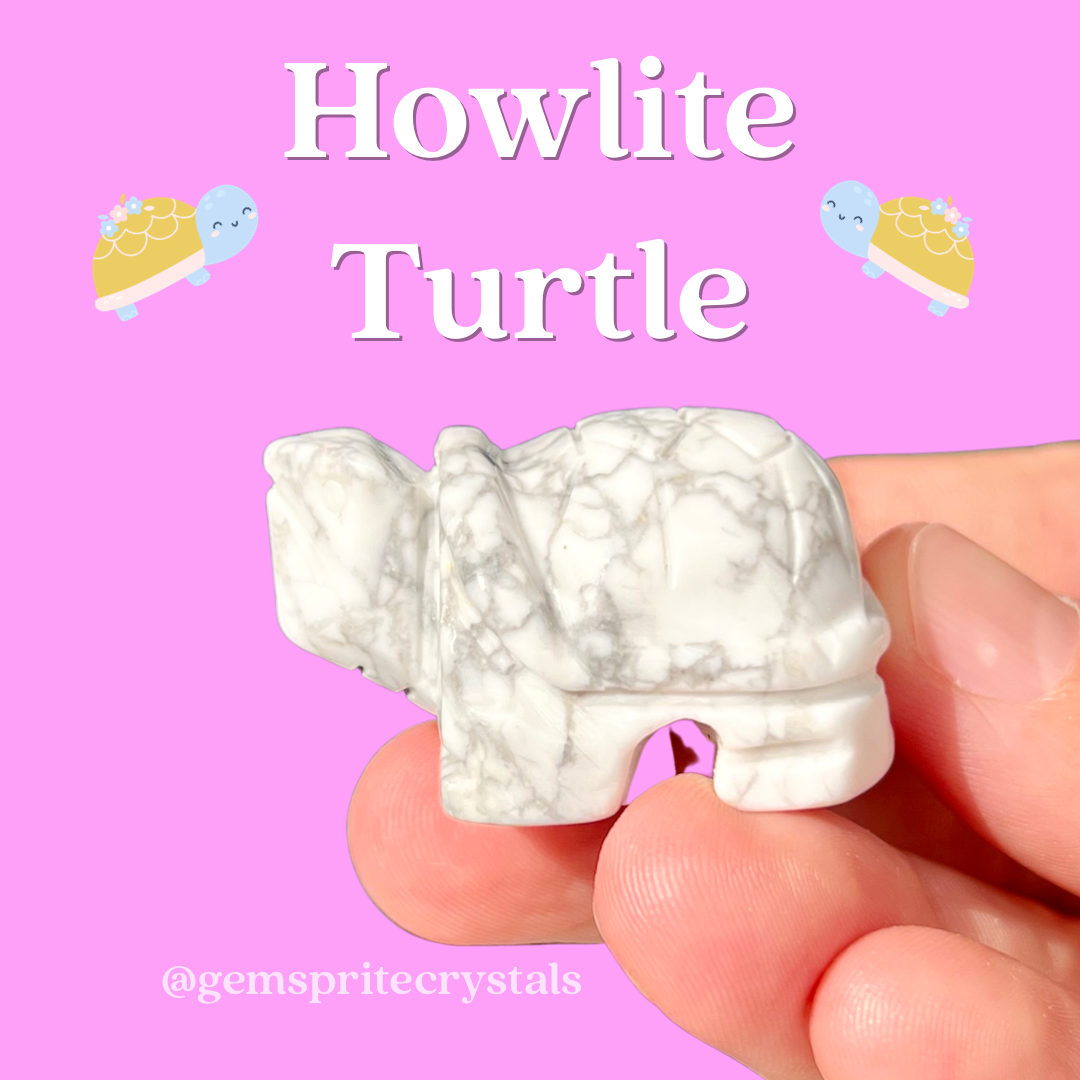 Howlite Turtle