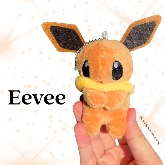 Eevee Evolution Plushie Keychains
