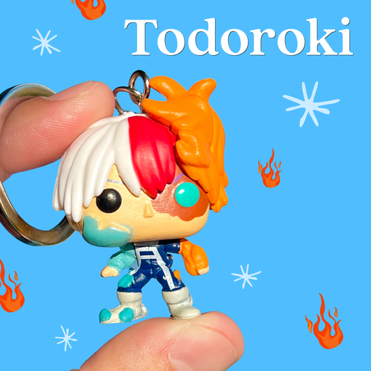 Todoroki Pop Animation Keychain
