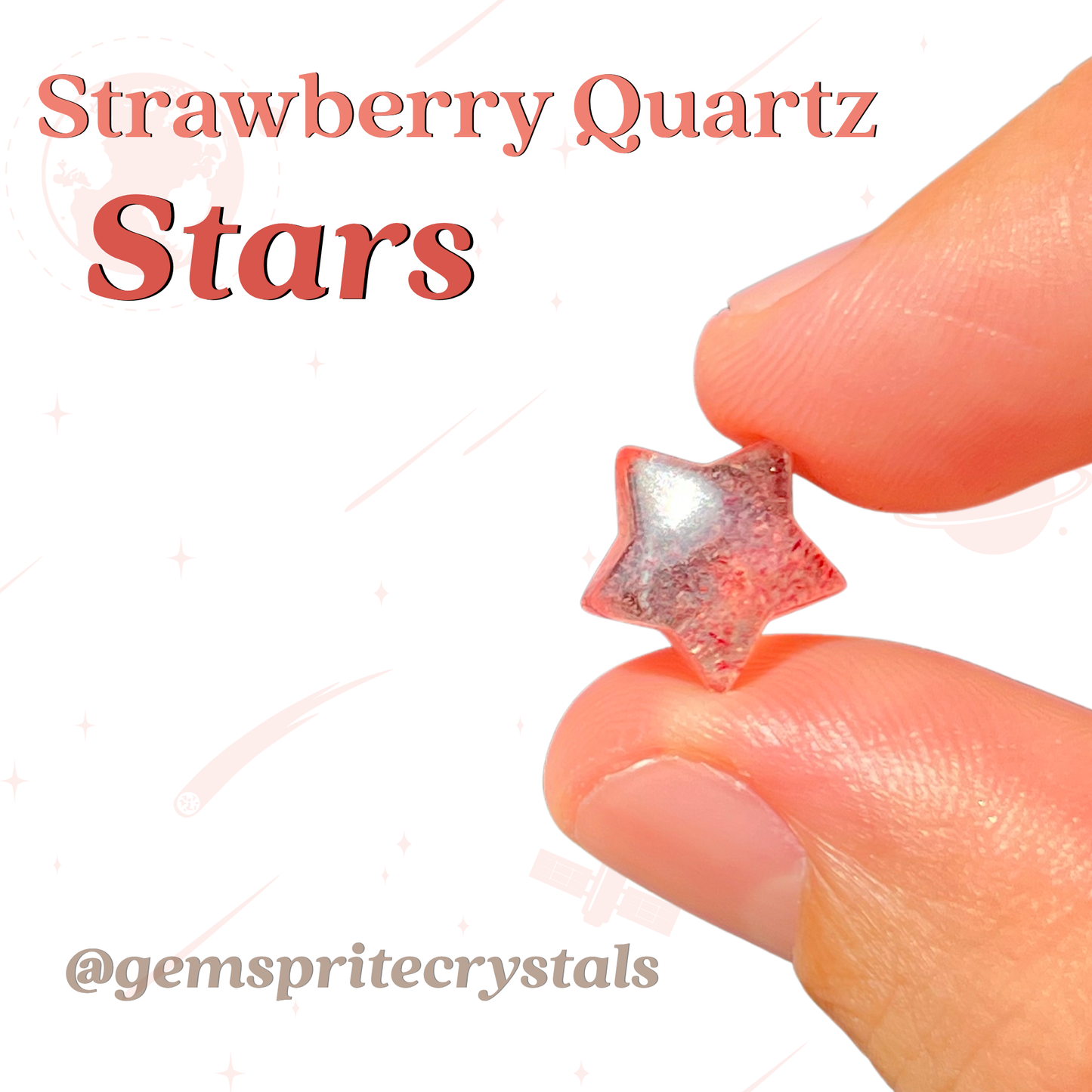 Strawberry Quartz Stars