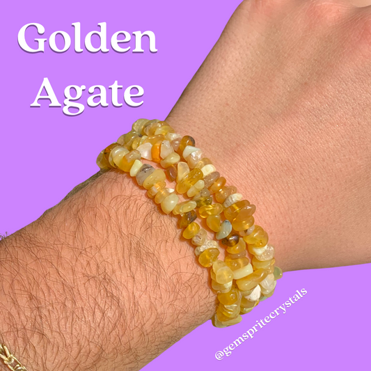 Golden Agate Bracelet