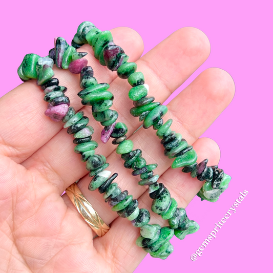 Ruby in Zoisite Bracelet