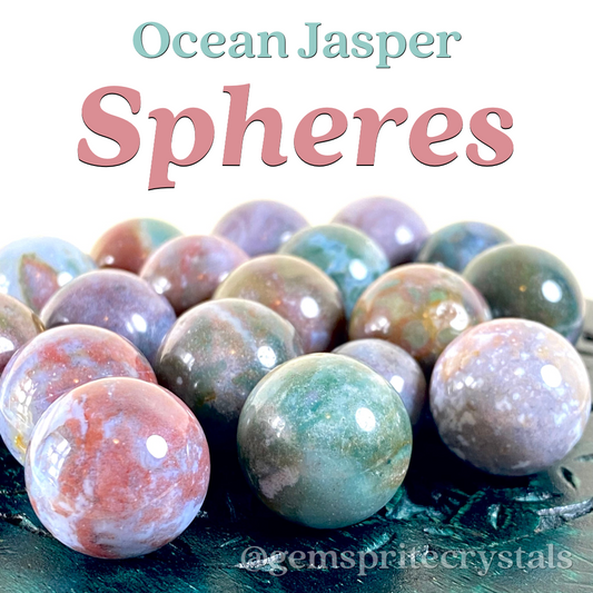 Baby Ocean Jasper Sphere