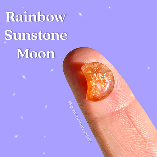 Rainbow Sunstone Moon