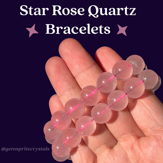 Star Rose Quartz Bracelet