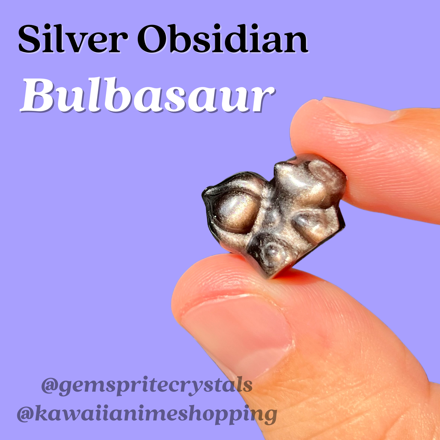 Silver Obsidian Bulbasaur