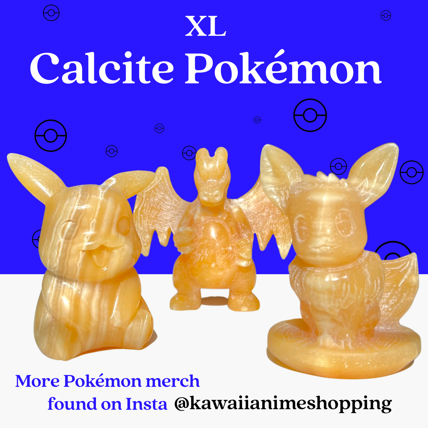 XL Yellow Calcite Pikachu