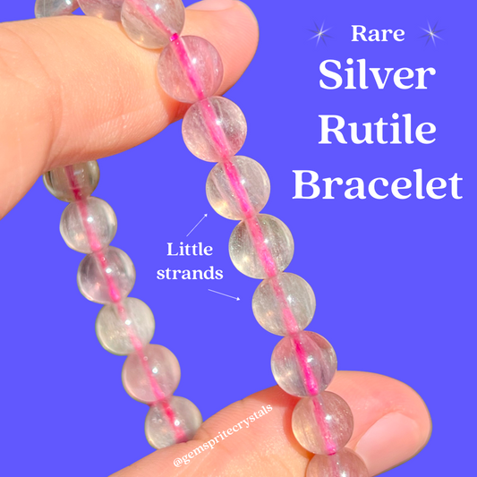 Silver Rutile Bracelet