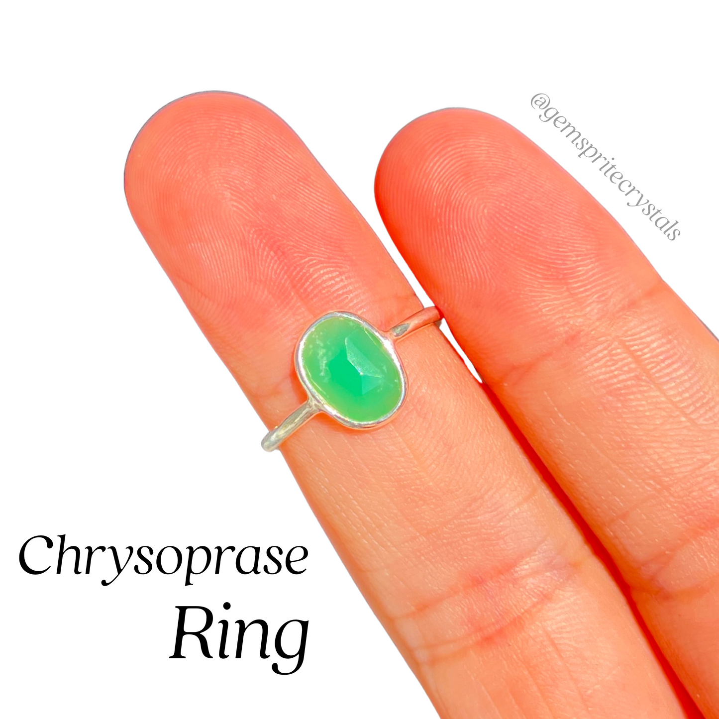 Chrysoprase Ring